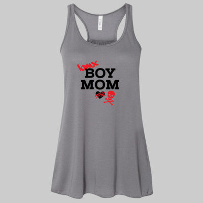 BMX Boy Mom Flowy Racerback Tank