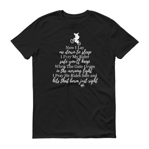Now I Lay Me Down BMX MOM Prayer Shirt