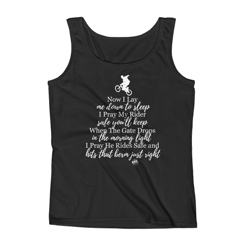 Now I Lay Me Down BMX Mom's Prayer Tank