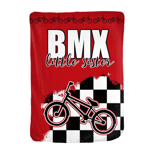 BMX Little Sister 30x40 Velveteen Blanket