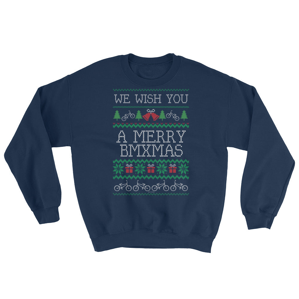 We Wish You A Merry BMXMAS Ugly Christmas Sweater