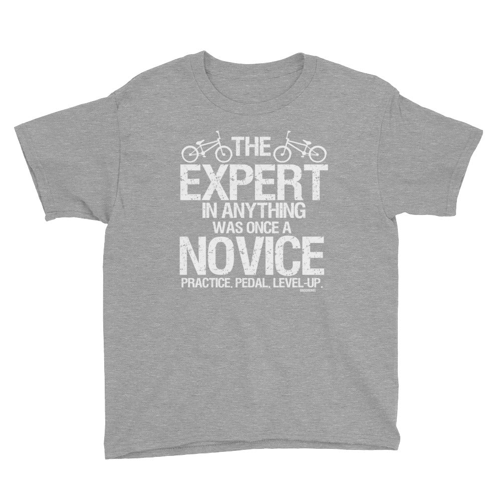 The Expert in Anything Was Once A Novice Youth BMX Tee